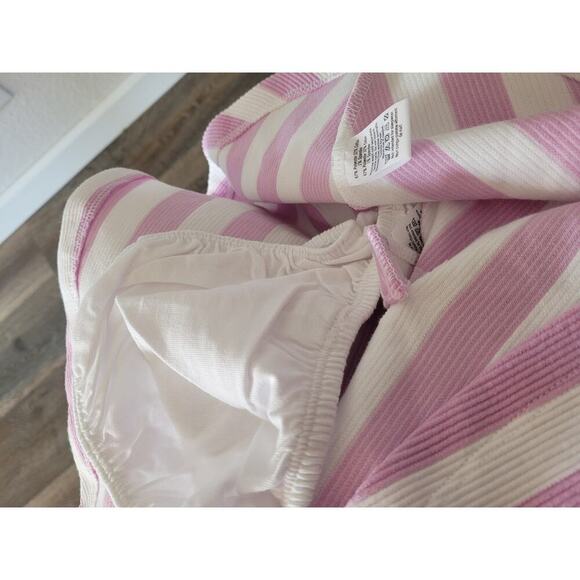 Janie and Jack Baby Girl Purple Striped Dress 3-6 months NEW Back Peep Cutout #8 - Picture 4 of 5